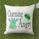 Search for angry face pillows Evil