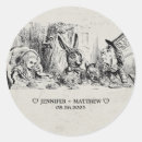 Search for wonderland wedding stickers Chic