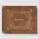 Search for leather guest books Old