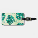 Recherche de feuille tropicale bagages étiquettes Pour tous