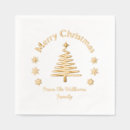 Search for luxury christmas napkins Snowflakes