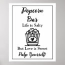 Search for popcorn bar wedding signs Simple