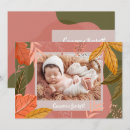 Search for fall birth announcement cards Elegant
