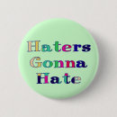 Search for haters buttons Cute