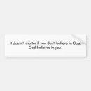 Search for beliefs bumper stickers Christianity