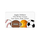 Search for soccer ball return address labels White