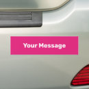 Search for pink bumper stickers Simple