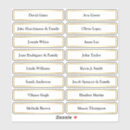 Search for large numbers stickers Guest names