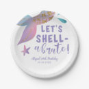 Search for sea shell plates Mermaid