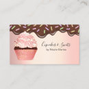Search for chocolate drip business cards Cupcake