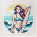 Search for bikini girl puzzles Sea