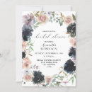 Search for navy and blush bridal shower invitations Floral