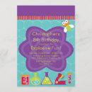 Search for science birthday invitations Green