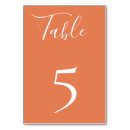 Search for orange table cards Chic