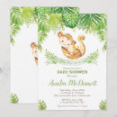 Recherche de singe bébé invitations Safari