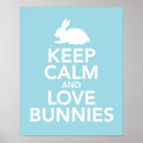 Search for love bunny posters Blue