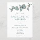 Search for greenery bachelorette party invitations Leaves