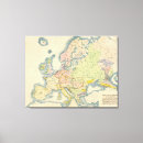 Search for europe map canvas prints Colour