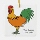 Search for rooster ornaments Colourful
