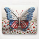 Recherche de papillon rouge tapis souris Blanc