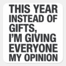 Search for your opinion stickers Sarcastic