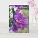 Search for purple hibiscus cards Garden
