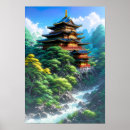 Recherche de montagne japonaise posters Arbres