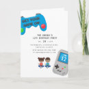 Search for video game birthday invitations Trendy