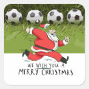 Search for play soccer stickers Santa