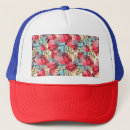 Search for red floral pattern hats Nature