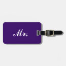 Search for his and hers luggage tags Mr and mrs