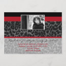 Recherche de bonbon rouge et noir 16 invitations Blanc
