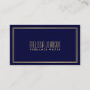 Search for navy and gold business cards Professional