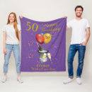 Search for 50th birthday blankets Stylish