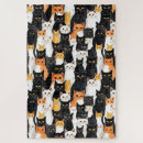 Recherche de chat noir et blanc puzzles Animaux domestiques