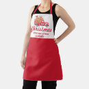 Search for red christmas aprons Christmas baking crew