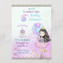 Search for 6th princess birthday invitations Purple