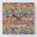 Recherche de symbole de paix horloges Hippie