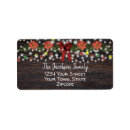 Recherche de poinsettia return address labels Fleurs de poinsettia