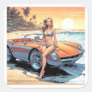 Search for girl in bikini stickers Tropical