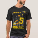 Search for construction birthday tshirts Excavator