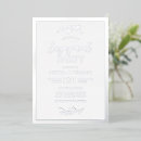 Search for elegant silver engagement party invitations Modern