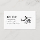 Search for helicopter pilot business cards aircraft