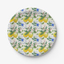 Search for lemon pattern plates Mediterranean