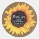 Search for sunflower on burlap stickers Thank you