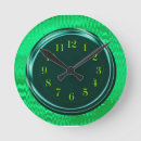 Recherche de vert néon horloges Abstrait