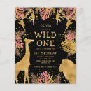 Search for black girl birthday invitations Animal