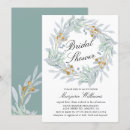 Search for blue shower wedding invitations Botanical