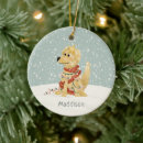 Search for puppys first ornaments Xmas