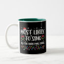 Search for singing christmas mugs Funny